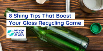 glass recycling at work