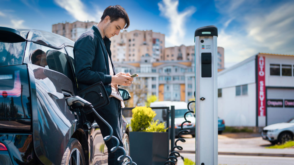 Charging electric car battery