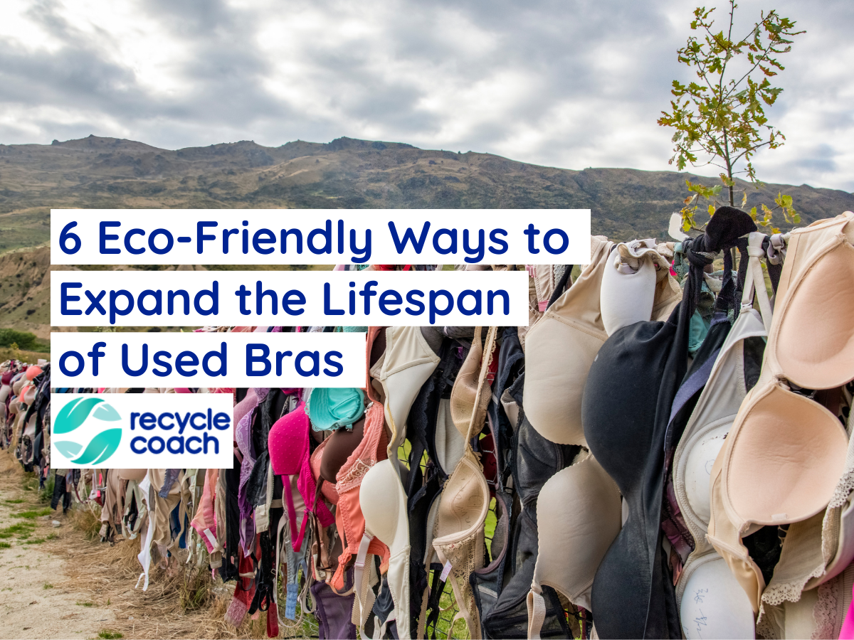 Article Title with picture of a lot of used bras hanging on a fence