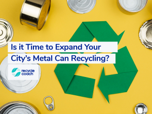 header image for metal can recycling