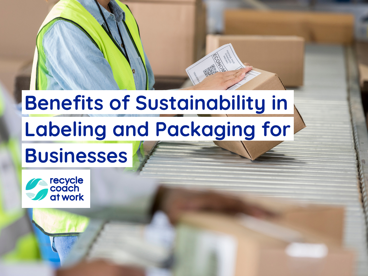 Title and log on top of image of woman working in warehouse placing mailing label on package