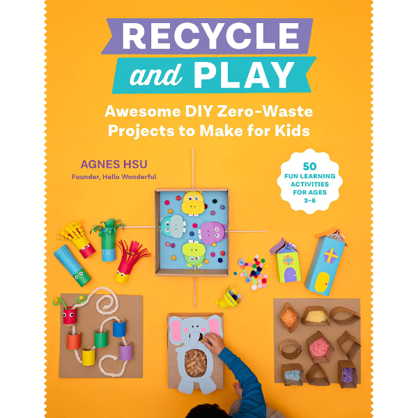 cover of a recycle craft book for kids